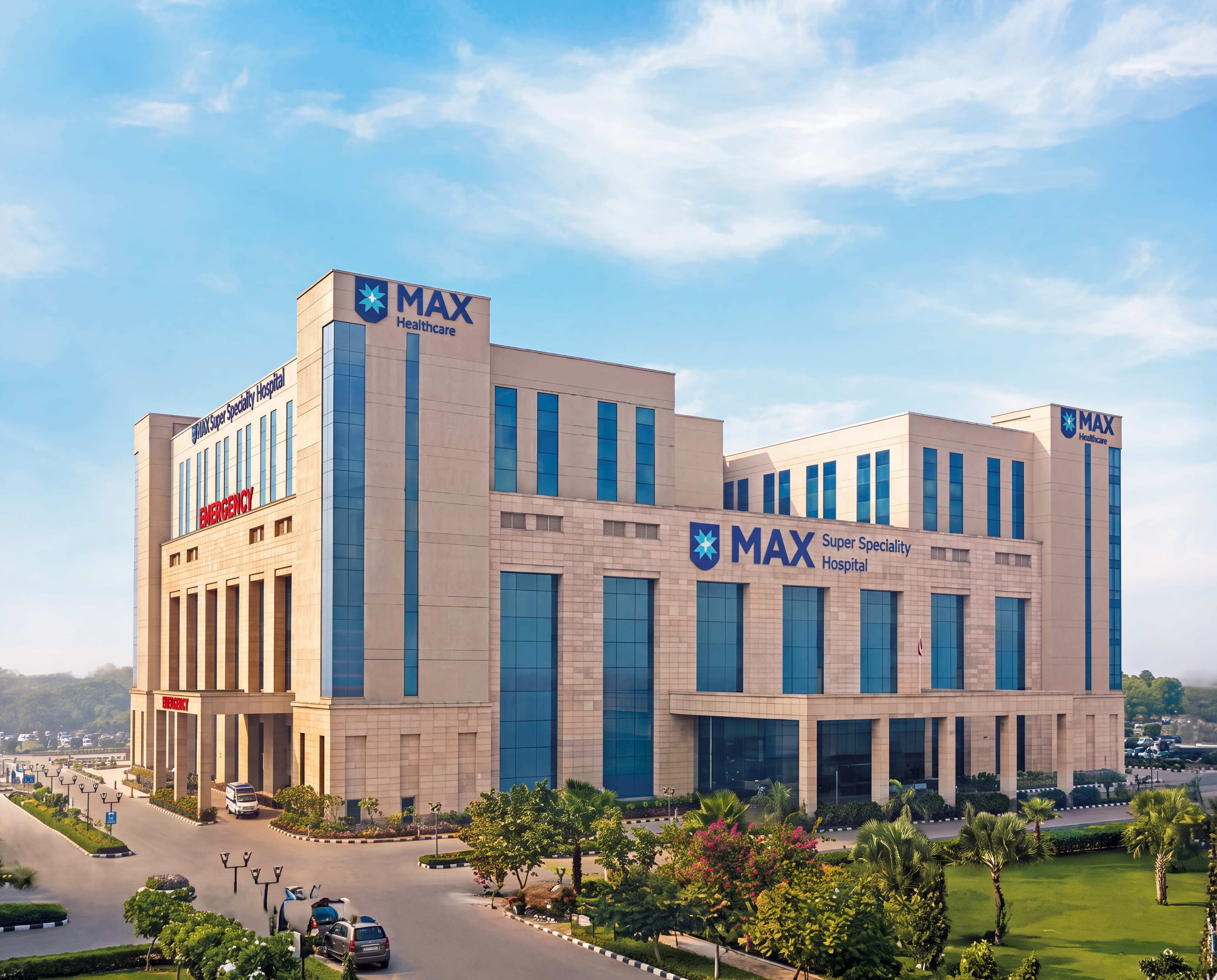 Max Healthcare building